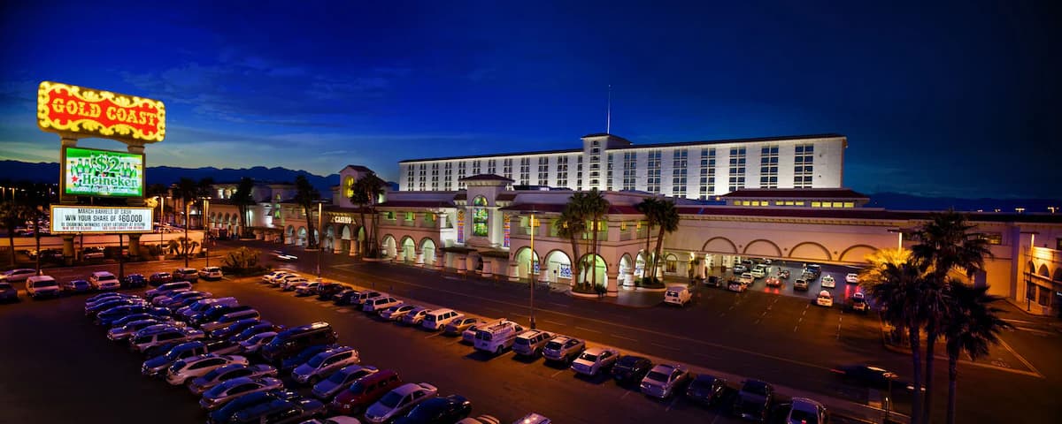 Gold Coast Hotel & Casino in Las Vegas at dusk